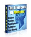 Elements of Memory - A Failing Memory Negatively Impact Our Lives